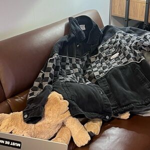 Black Denim vintage Jacket